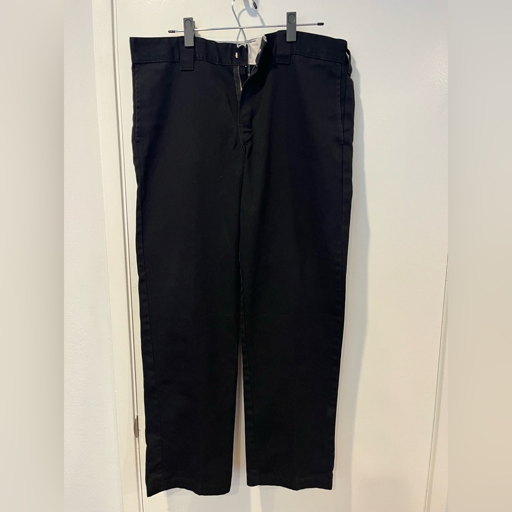Dickies Black Chinos Classic Straight-Leg